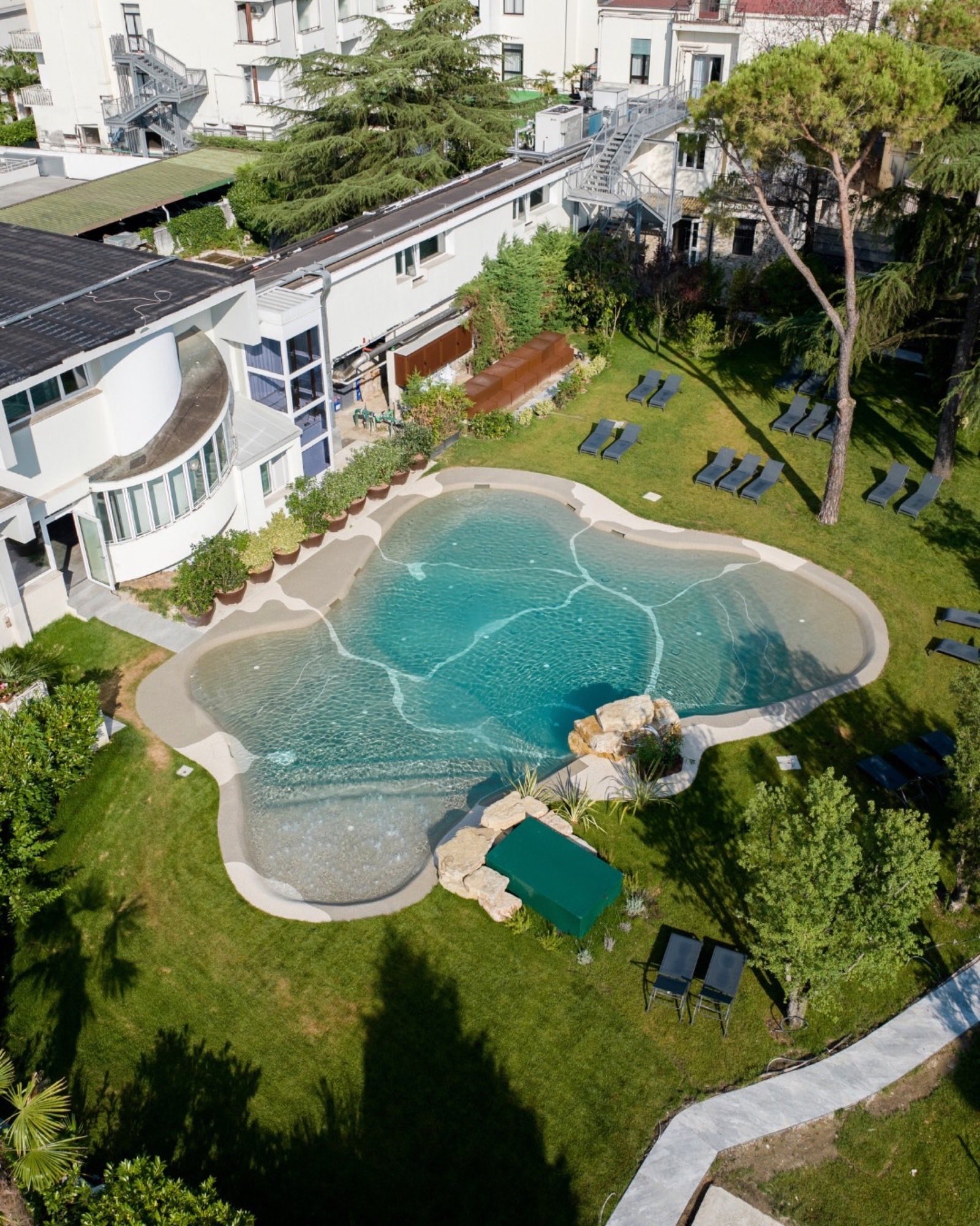 Außenbereich mit Lounge